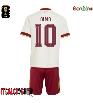 Spagna Dani Olmo #10 Seconda Maglia Bambino Mondiali 2026 Manica Corta (+ Pantaloni corti)